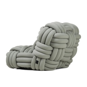 Moooi, Knitty Lounge Chair Sessel, Farbe laurel linen 0922, 