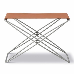 Fredericia, JG Stool Klappstuhl , Ausführung leder max 95 - cognac, 