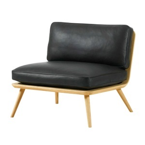 Fredericia, Spine 1710 Lounge Chair Sessel , Bezug stoff remix3 - 422 amber, Gestell eiche lackiert, 