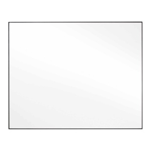 undefined, One Whiteboard Schreibtafel, Breite 100,7 cm, Rahmen schwarz, 