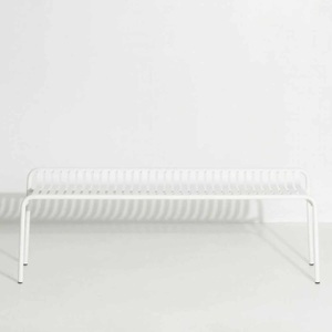 Petite Friture, Week-End backless Bench Bank, Farbe weiss, 