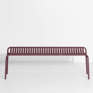 Petite Friture, Week-End backless Bench Bank, Farbe burgundy, 