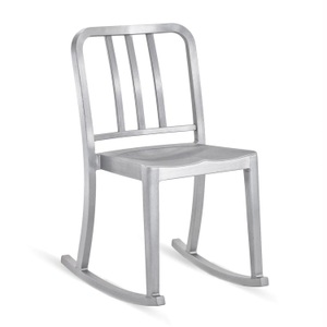Emeco, Heritage Rocking Chair Schaukelstuhl, Ausführung aluminium, gebürstet, 