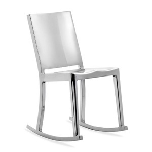 Emeco, Hudson Rocking Chair Schaukelstuhl, Ausführung aluminium, poliert, 