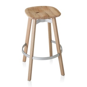 Emeco, SU Barstool Barstuhl, Sitz holz, eiche, Gestell holz, natural, 