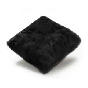 Weich Couture Alpaca, Kissen Nube, Grösse l. 40 x b. 40 cm, Ausführung one-sided, Farbe jet black, 