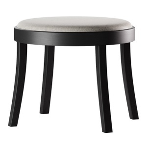 horgenglarus, 12-423 Seley Lounge Ottomann/Hocker, Holz buche weiss hg330, Stoff remix 0233, 