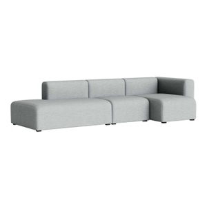 Hay, MAGS 3er Stoffsofa Combination 3, Bezug steelcut trio 0124, Armlehne (vor dem Sofa stehend) rechts, 