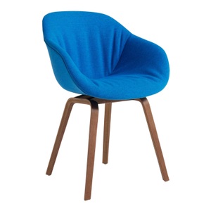Hay, About a Chair AAC223 Soft Stuhl, Stoff 0163 remix by kvadrat, Untergestell Massivholz eiche schwarz wasserbasiert lackiert, 