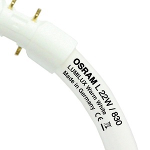 Osram, 2Gx13 LUMILUX T5 Ring-Leuchtstofflampe 22W 830, Osram Lumilux T5 rund FC 22W - 830 Warmweiß | 23cm