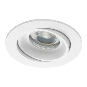 Noxion, Noxion Strahler MR16 Vision Weiß | inkl. GU10 Sockel, Noxion Einbau Spot Vision MR16 schwenkbar Weiß | Ausschnitt 69mm - GU10 Sockel