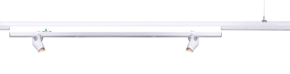 Noxion LED Tragschiene NX-Line 90W 8000lm 60D - 840 - | 1500mm - 8-polig - Asymmetrisch - 3 Stunden Notbeleuchtung