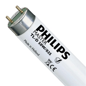 Philips, Philips TL-D 58W 835 Super 80 (MASTER) | 150cm - Kaltweiß, Philips MASTER TL - D Super 80 58W - 835 Warmweiß | 150cm