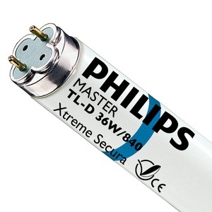 Philips, Philips TL-D Xtreme Secura 36W 840 (MASTER) | 120cm - Kaltweiß, Philips MASTER TL - D Secura Xtreme 36W - 840 Kaltweiß | 120cm