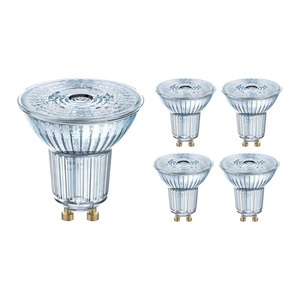 Osram Parathom LED GU10 Spot Klar 4.5W 350lm - 927 | Dimmbar - Höchste Farbwiedergabe - 5 Stck.