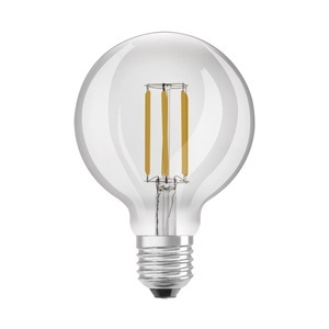 Ledvance Classic LED E27 Globe Fadenlampe Klar 4W 840lm - 830 - Warmweiß | Ersatz für 60W