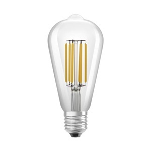 Ledvance Classic LED E27 Edison Fadenlampe Klar 4W 840lm - 830 Warmweiß | Ersatz für 60W