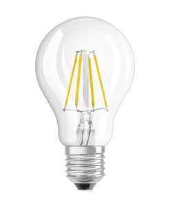 LEDVANCE, Ledvance Classic LED E27 Birne Fadenlampe Klar 4W 470lm - 827 | Ersatz für 40W, 