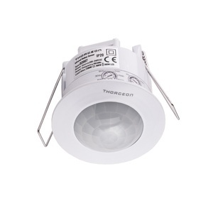Thorgeon Bewegungssensor PIR Weiß | IP20 | 6M | Max 800W