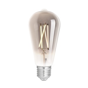WiZ, WIZ Smart Wifi E27 Edison Fadenlampe Smoke 6.5W 400lm - 820-850 Abstimmbares Weiß | Dimmbar - Ersatz für 35W, WIZ Smart Wifi E27 Edison Fadenlampe Smoke 6.5W 400lm - 820-850 Abstimmbares Weiss | Dimmbar - Ersatz für 35W