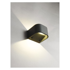 Ansell, Ansell LED Wall Light Gila Graphite 11W 512lm - 940 Cool White | IP55 - Best Colour Rendering, Ansell LED Wall Light Gila Graphite 11W 512lm - 940 Cool White | IP55 - Best Colour Rendering