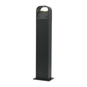 Ansell LED Bollard Gila Graphite 9W 493lm - 940 Cool White | 70cm - IP65