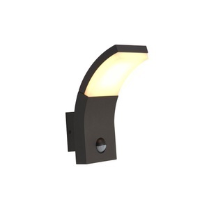 Ansell LED Wall Light Senza Graphite 6.5W 366lm - 840 Cool White | IP54 - Motion and Light Sensor