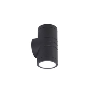 Ansell LED Wall Light Reef Black 10W 885lm 90D - 830-840-860 CCT | IP65 - Up and Down - Outdoor