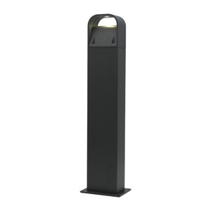 Ansell LED Bollard Gila Graphite 9W 493lm - 930 Warm White | 70cm - IP55