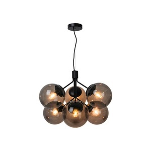 Nordlux Pendelleuchte Ivona 6x E27 Schwarz - Metall | Max. 28W