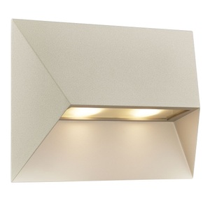 Nordlux Pontio Außenbeleuchtung Wandleuchte Aluminium Sanded | Geeignet für 1x GU10