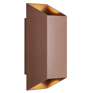 Nordlux, Nordlux Nico Außenbeleuchtung Wandleuchte Aluminium Rusty | Geeignet für 2x GU10, Nordlux Nico Außenbeleuchtung Wandleuchte Aluminium Rusty | Geeignet für 2x GU10
