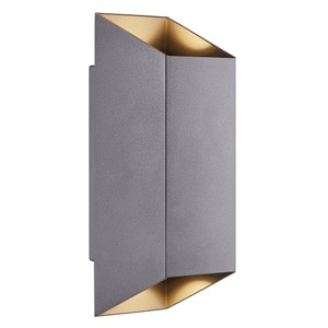 Nordlux Nico Außenbeleuchtung Wandleuchte Aluminium Anthrazit | Geeignet für 2x GU10