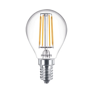 undefined, Philips MASTER Value LEDLuster E14 P45 3.4W 927 Klar - Ersatz für 40W, Philips Master Value LEDluster E14 Kugel Fadenlampe Klar 3.4W 470lm - 927 Extra Warmweiß | Höchste Farbwiedergabe - Dimmbar - Ersatz für 40W
