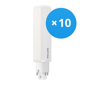 Philips, Mehrfachpackung 10x Philips CorePro PL-C LED 6.5W 830 | Warmweiß - 4-Pins - Ersatz für 18W, Mehrfachpackung 10x Philips Corepro PL-C LED 6.5W 600lm - 830 Warmweiß | Ersatz für 18W