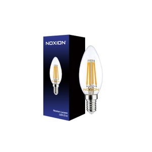 Noxion, Noxion Lucent LED Fadenlampe Kerze 4.5W 827 B35 E14 Klar | Extra Warmweiß - Ersatz für 40W, Noxion Lucent LED E14 Kerze Fadenlampe Klar 4.5W 470lm - 827 Extra Warmweiß | Ersatz für 40W
