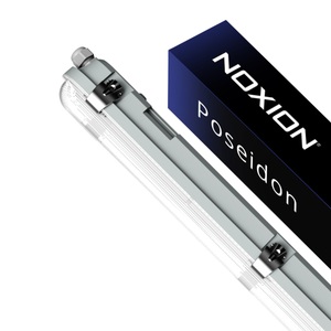 Noxion, Noxion LED Wasserdicht Deckenleuchte Poseidon V2.0 150cm 25W 6500K IP65 Schiebedraht | Ersatz für 1x58W, Noxion LED Wasserdicht Deckenleuchte Poseidon Pronox V2.0 25W 3500lm - 865 Tageslichtweiß | 150cm - Durchgangsverdrahtung (5x2.5mm2) - Ersatz für 1x58W