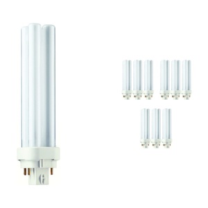 Philips, Mehrfachpackung 10x Philips PL-C 18W 827 4P (MASTER) | Extra Warmweiß - 4-Pins, Mehrfachpackung 10x Philips MASTER PL-C 18W - 827 Extra Warmweiß | 4 Pin