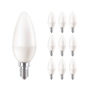 Philips, Mehrfachpackung 10x Philips Corepro LEDcandle E14 B38 7W 827 Matt - Ersatz für 60W, Mehrfachpackung 10x Philips Corepro LEDcandle E14 Matt 7W 806lm - 822-827 Dim zuWarm | Dimmbar - Ersatz für 60W