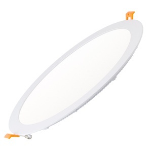 Ledkia, LED Deckenstrahler Rund UltraSlim Weiß 24W - 2800K-3200K | Ø289mm, 