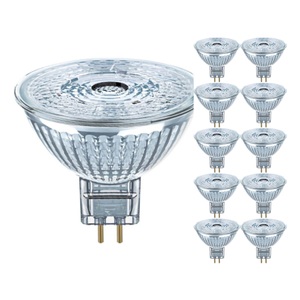 Osram, Mehrfachpackung 10x Osram Parathom LED-Spot GU5.3 MR16 4W 230lm 36D - 927 | Höchste Farbwiedergabe - Dimmbar - Ersatz für 20W, Mehrfachpackung 10x Osram Parathom LED-Spot GU5.3 MR16 4W 230lm 36D - 927 Extra Warmweiß | Höchste Farbwiedergabe - Dimmbar - Ersatz für 20W