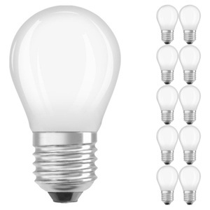 Mehrfachpackung 10x Osram Parathom Retrofit Classic LED E27 Kugel Matt 2.8W 250lm - 827 | Ersatz für 25W