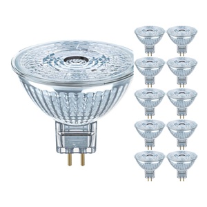 Osram, Mehrfachpackung 10x Osram Parathom LED GU5.3 Spot Klar 5W 345lm - 927 | Dimmbar - Höchste Farbwiedergabe - Ersatz für 35W, Mehrfachpackung 10x Osram Parathom LED GU5.3 Spot Klar 5W 345lm - 927 Extra Warmweiß | Dimmbar - Höchste Farbwiedergabe - Ersatz für 35W