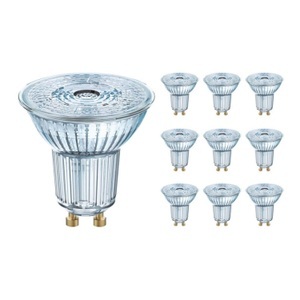 Mehrfachpackung 10x Osram Parathom LED-Spot GU10 PAR16 8.3W 575lm 60D - 927 | Höchste Farbwiedergabe - Dimmbar - Ersatz für 80W