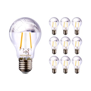 Mehrfachpackung 10x Noxion Lucent LED E27 Birne Fadenlampe Klar 7W 680lm - 827 | Ersatz für 60W