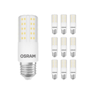 Osram, Mehrfachpackung 10x Osram Special T Slim LED E27 Klar 7.3W 806lm - 827 | Dimmbar - Ersatz für 60W, Mehrfachpackung 10x Osram Special T Slim LED E27 Klar 7.3W 806lm - 827 Extra Warmweiß | Dimmbar - Ersatz für 60W