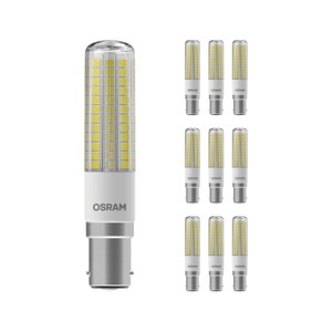 Osram, Mehrfachpackung 10x Osram Special T Slim LED B15d Klar 7W 806lm - 827 | Ersatz für 60W, Mehrfachpackung 10x Osram Special T Slim LED B15d Klar 7W 806lm - 827 Extra Warmweiß | Ersatz für 60W