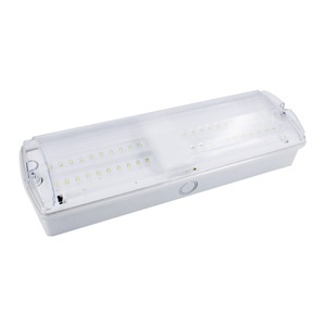 Noxion LED Emergency Bulkhead Weiß 8.5W 500lm - 865 | 3 Stunden Notbeleuchtung - inkl. 4 directions