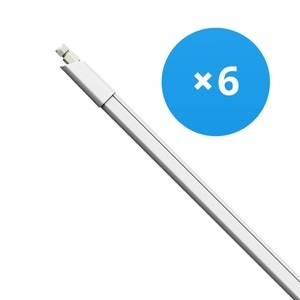 Sans marque, Mehrfachpackung 6x LED Wasserdicht Deckenleuchte 17W 1870lm - 840 | 120cm - Ersatz für 1x36W, Mehrfachpackung 6x LED Wasserdicht Deckenleuchte 17W 1870lm - 840 | 120cm - Ersatz für 1x36W