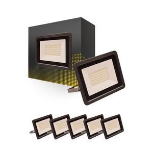 Mehrfachpackung 6x LED-Scheinwerfer 50W 5000lm 100D - 840 | IP66 - Symmetrisch